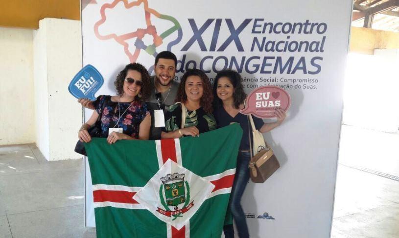 Equipe da Assistência representa Viana em evento nacional