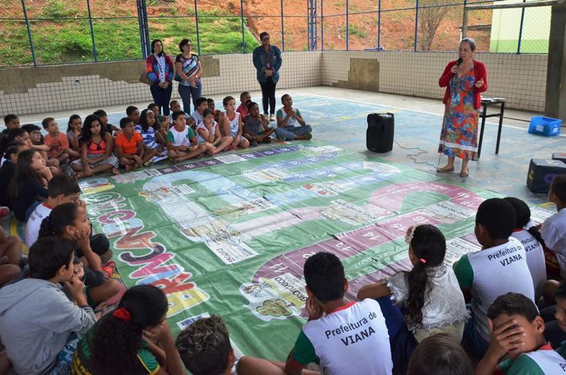 Alunos aprendem brincando sobre consumo consciente da água