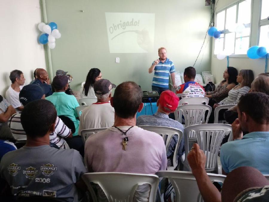 Moradores de Viana Sede participam do Agosto Azul