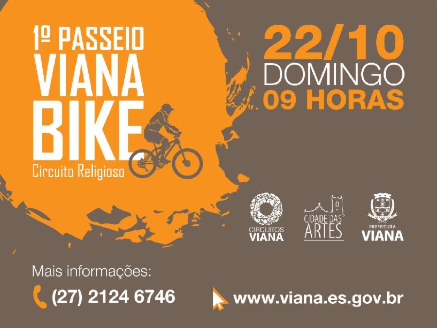 Cerca de 300 ciclistas são esperados para o 1º Passeio Viana Bike