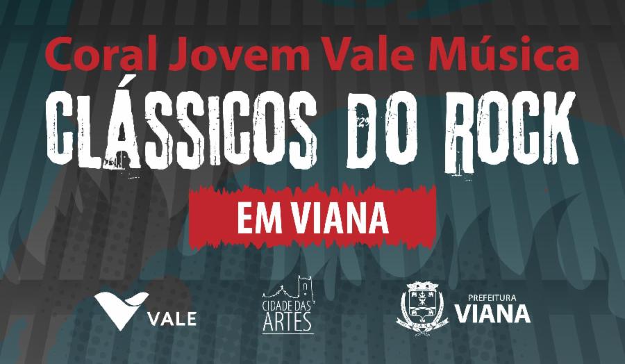 Sexta (20) tem clássicos do rock com Coral Jovem Vale Música no Teatro Municipal de Viana