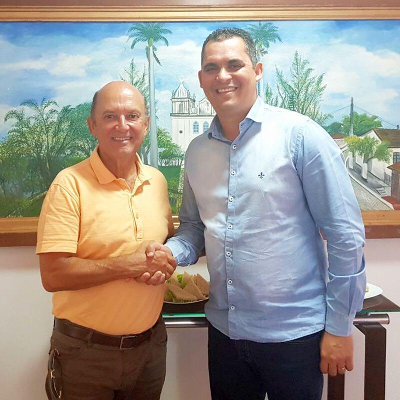 Prefeito recebe deputado federal Lelo Coimbra