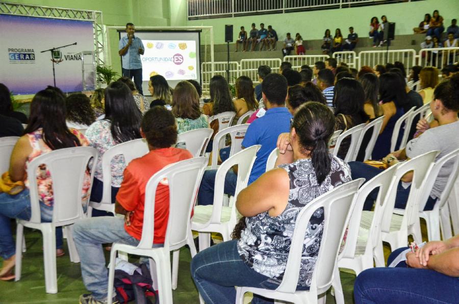 Evento marca início de novos 17 cursos do Gerar e Oportunidades em Viana