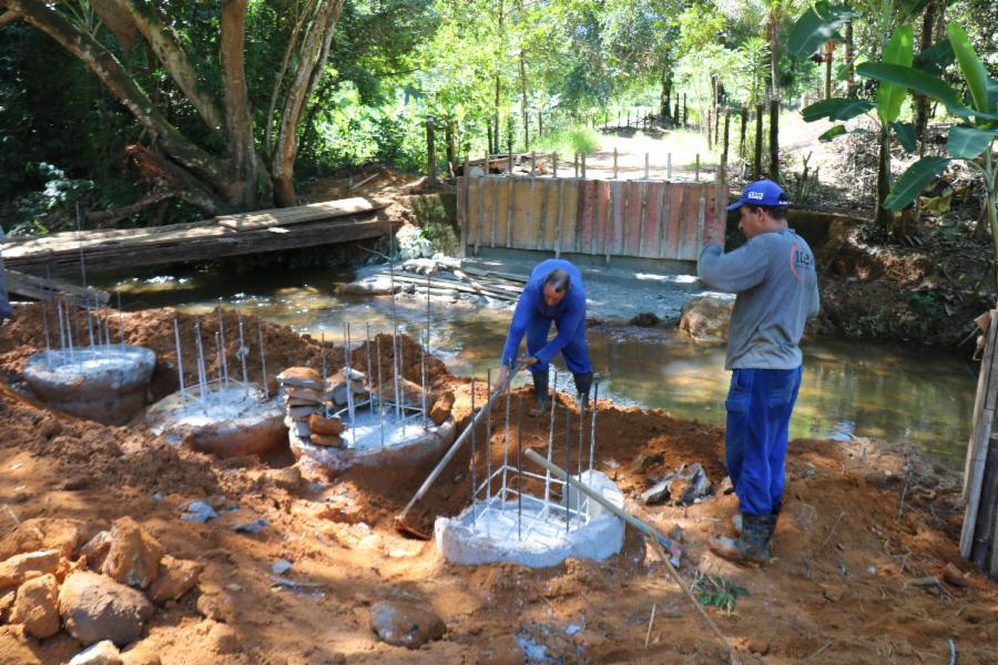 Começam as obras das pontes de Peixe Verde e Taquara