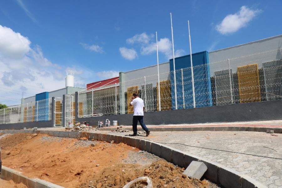 Começa construção de calçada no CMEI de Caxias do Sul