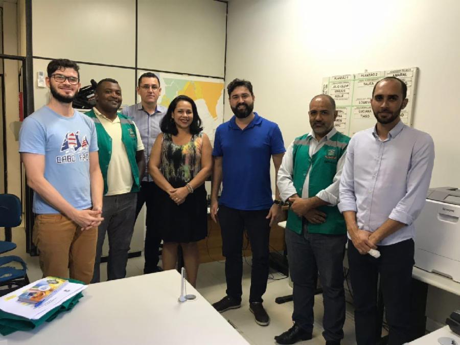 Equipe de fiscalização visita Disque Silêncio de Vitória