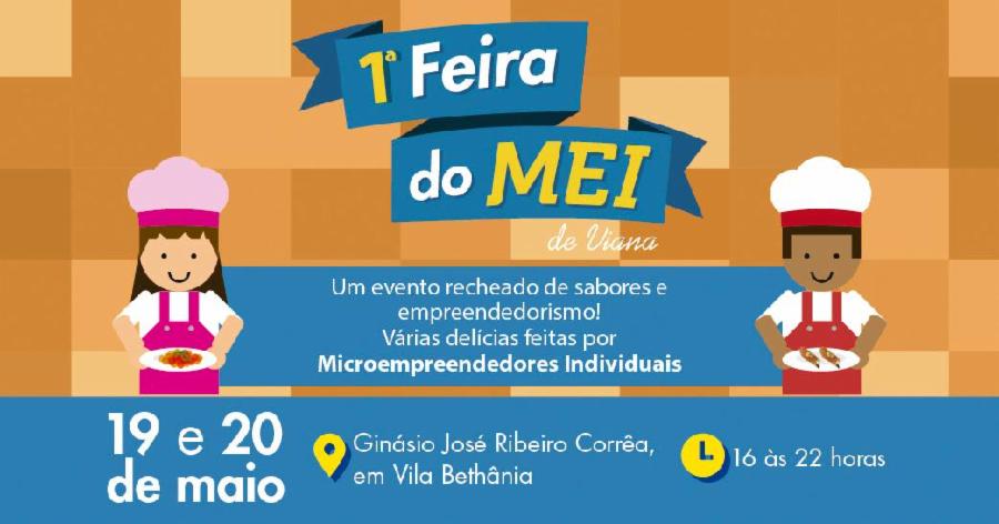 Empreendedores participam da 1ª Feira do Microempreendedor Individual de Viana