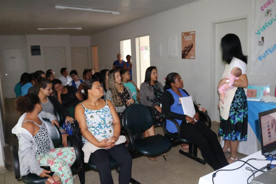 Palestras incentivam aleitamento materno durante ações da Semana Mundial da Amamentação