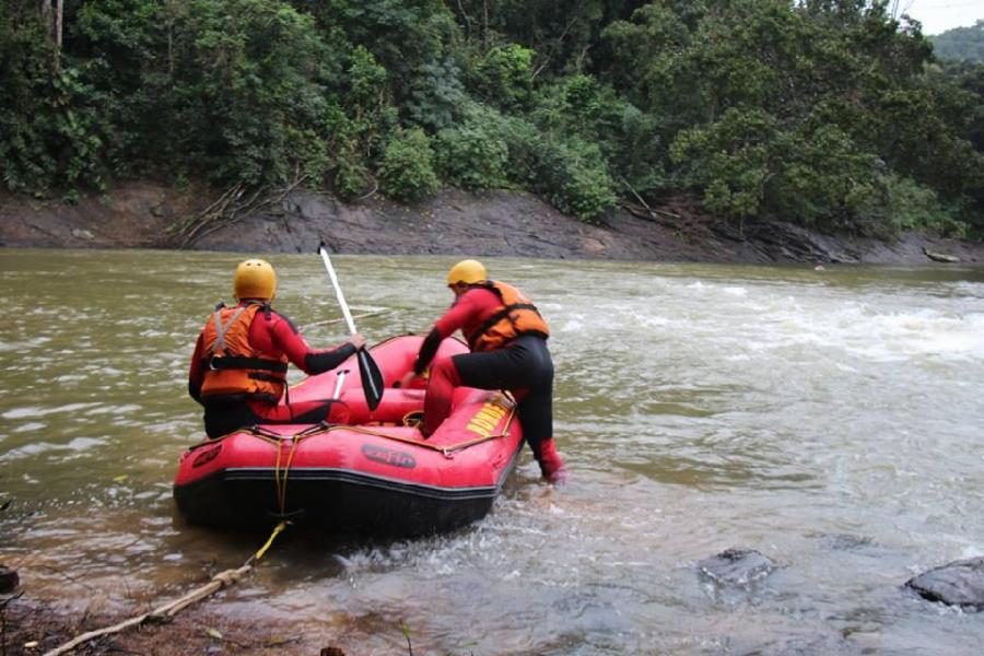 Viana faz 1º treinamento para resgate diante a desastres com rompimento de barragem