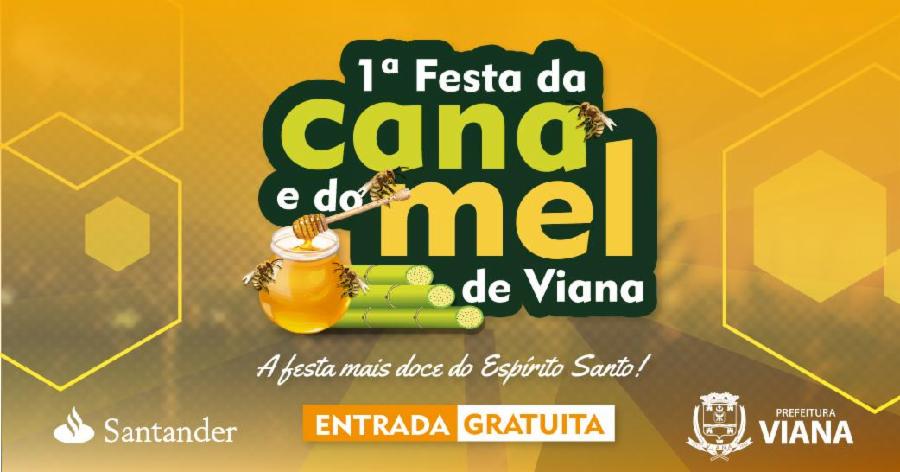 Divulgada programação musical completa da 1ª Festa da Cana e do Mel!