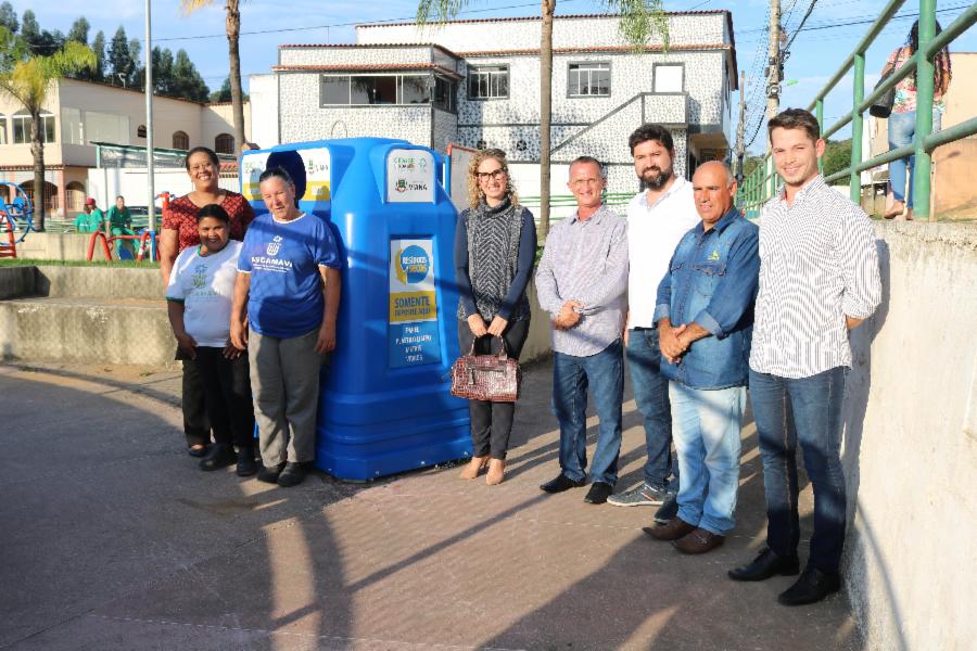 Pontos de Entrega Voluntária de resíduos recicláveis são instalados no município