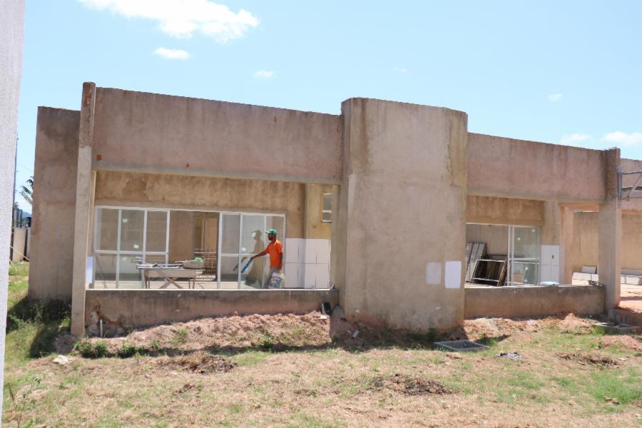 Construção do CMEI de Vale do Sol entra na fase de acabamento