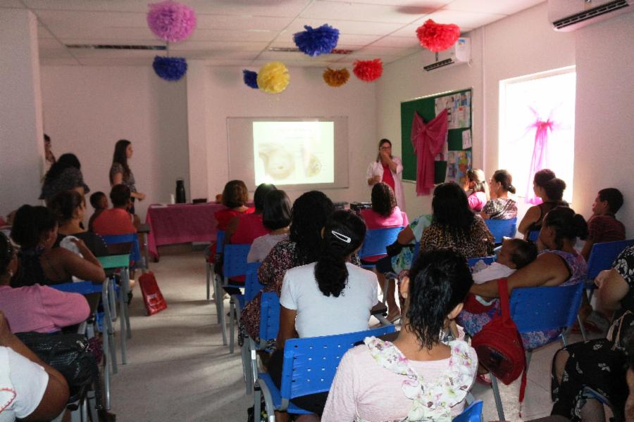 CRAS de Viana Sede reúne comunidade para ações do Outubro Rosa