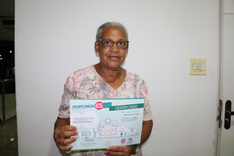 Aos 67 anos e com curso do Gerar concluído!