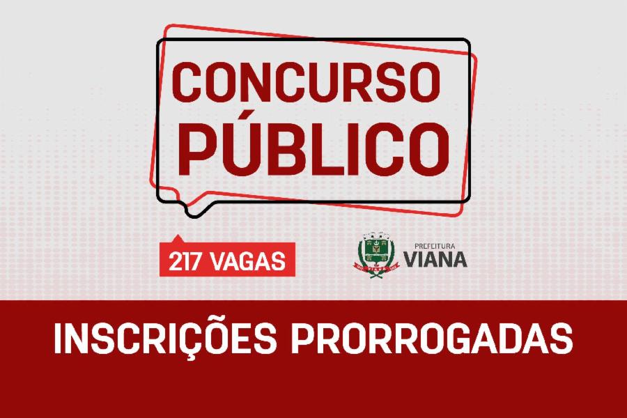 Inscrição para concurso público é prorrogada