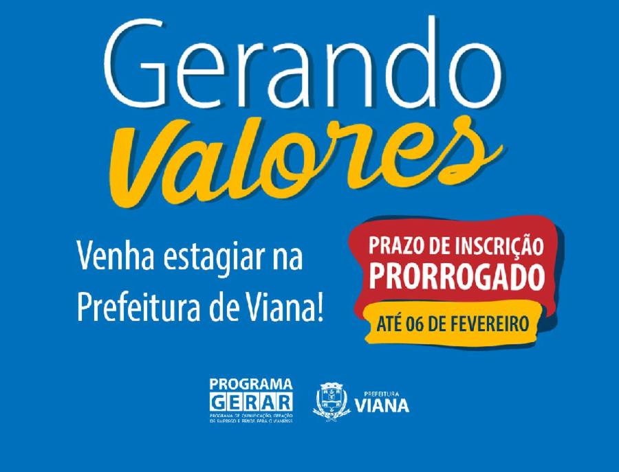 Prazo de inscrição para vagas de estágio é prorrogado até quarta-feira (06)