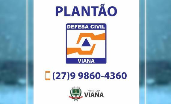 Defesa Civil mantém plantão 24 horas para atendimento