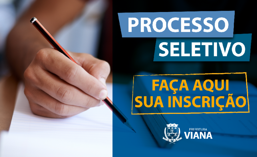 Inscrições abertas para processo seletivo em diversas áreas