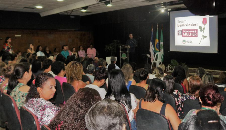 Criação da Gerência de Proteção à Mulher marca evento em homenagem ao Dia da Mulher em Viana