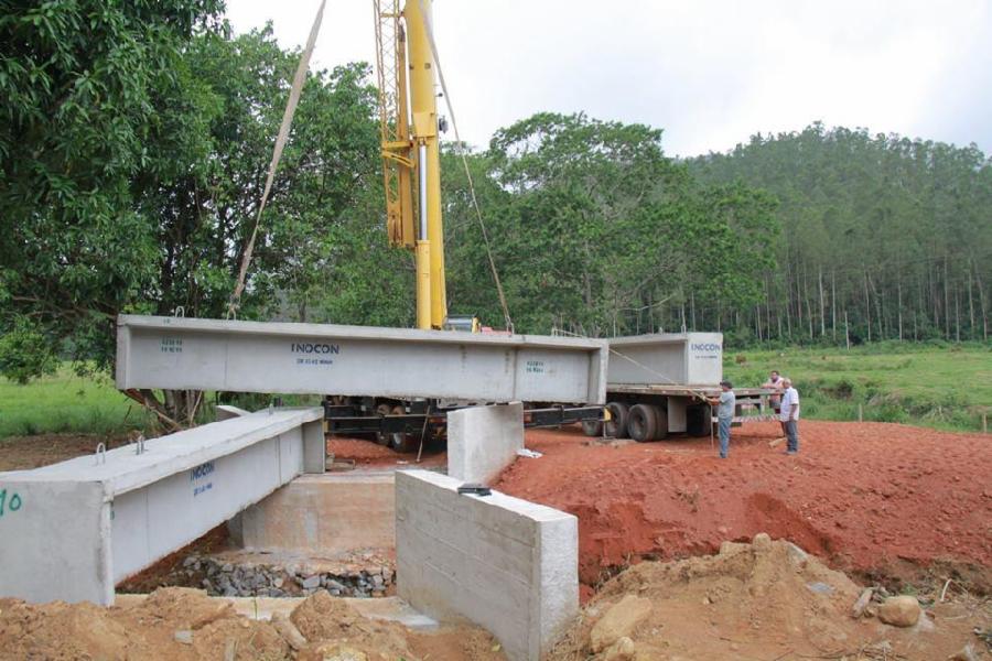 Construção da ponte de Santa Rita segue na etapa final