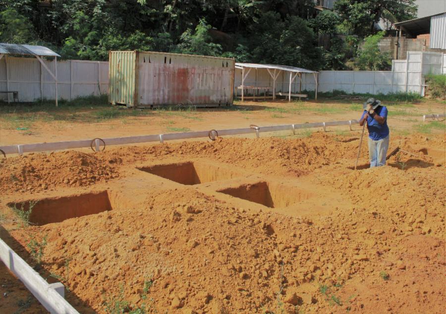 Obra do CMEI Primavera entra na fase de terraplanagem