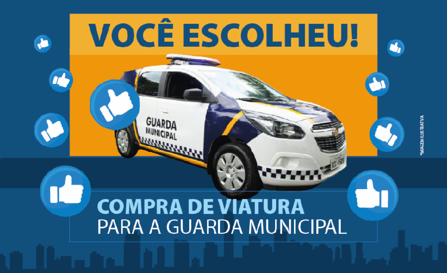 Veículos para Guarda Municipal é a opção escolhida durante votação sobre entrega dos carnês do IPTU