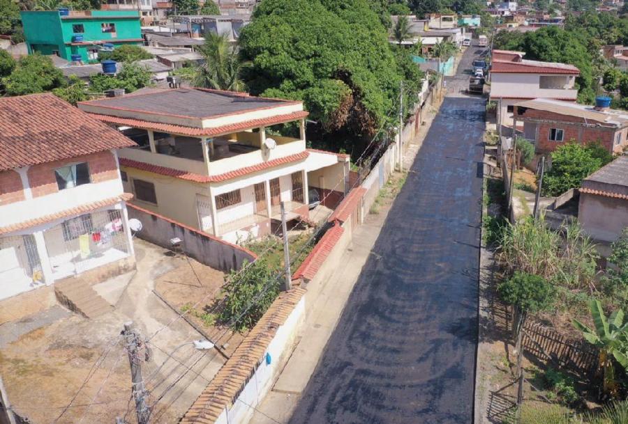 Rua Himalaia, em Nova Bethânia, recebe pavimentação