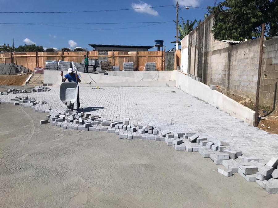 Obras da Praça de Soteco seguem a todo vapor