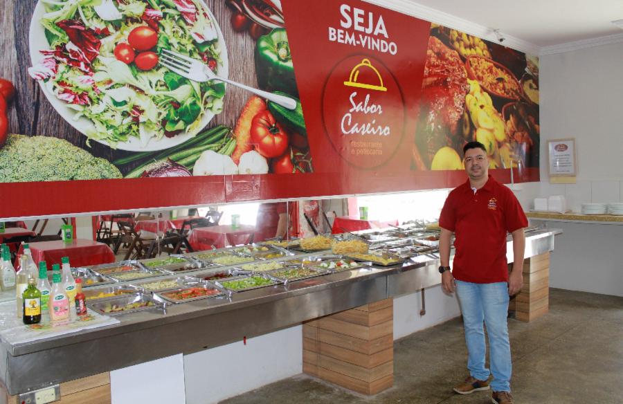 Restaurante Sabor Caseiro é a opção para a hora do almoço