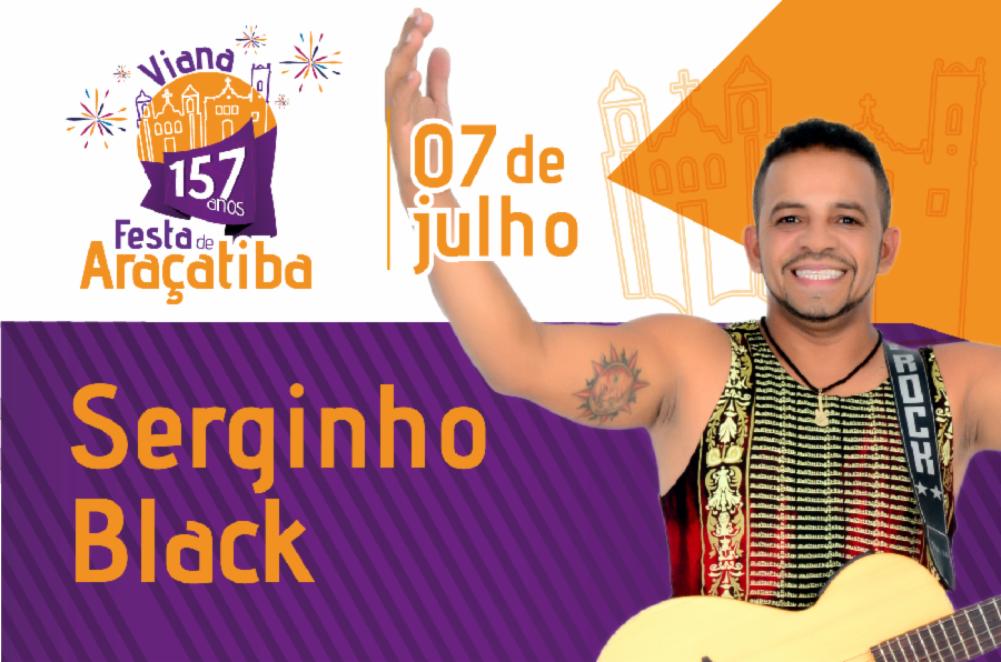 Serginho Black apresenta o melhor da música dos anos 80 na Festa de Araçatiba