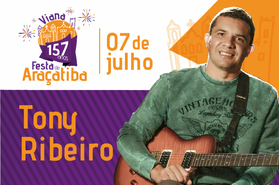 Pop rock com Tony Ribeiro na Festa de Araçatiba