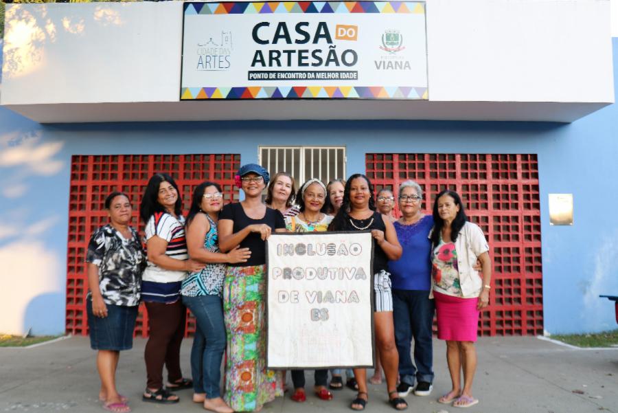 Artesãs de Viana participam da Feira Internacional do Cooperativismo no Rio Grande do Sul