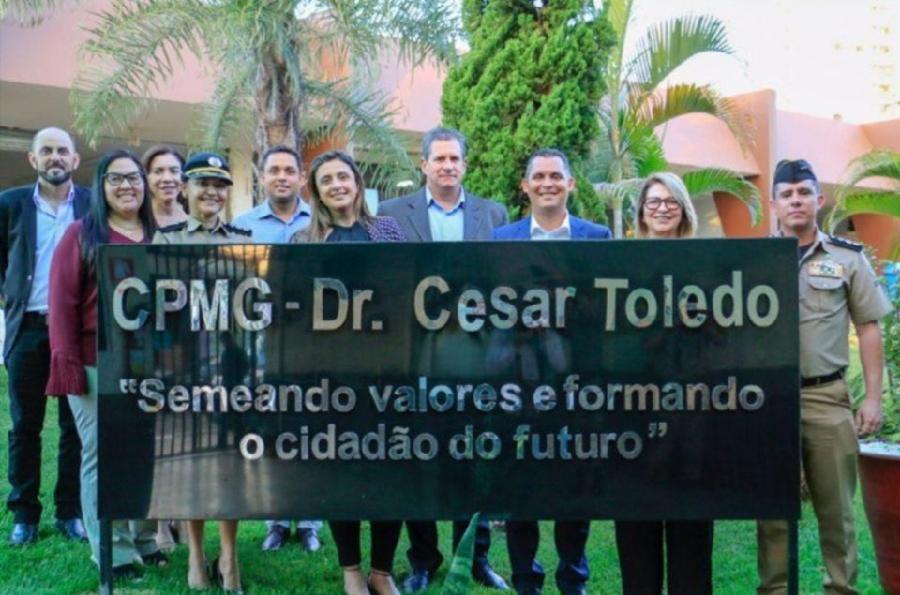 Prefeito Gilson Daniel visita Colégio Militar de Goiás