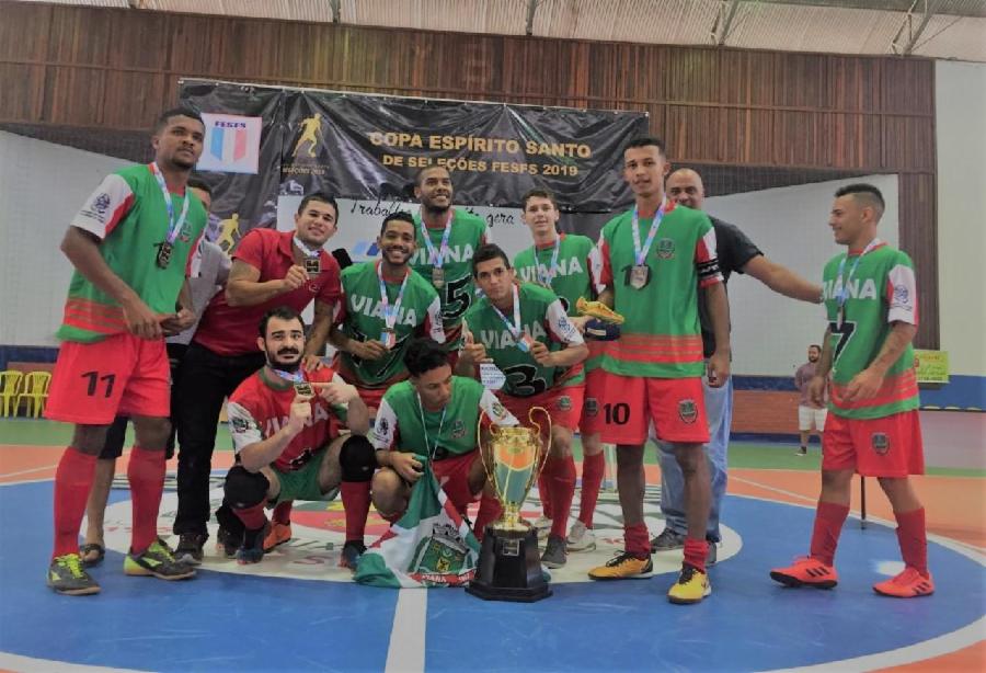 Equipe de Viana é campeã da Copa Espírito Santo de Seleções de Futsal