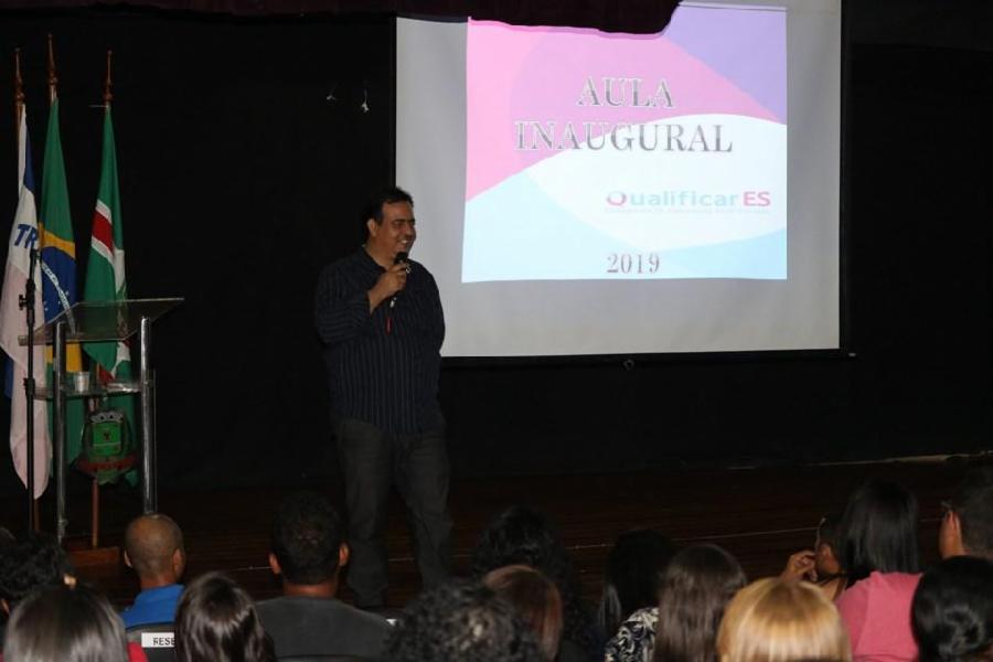 Aula inaugural marca início dos cursos do Gerar e Qualificar ES