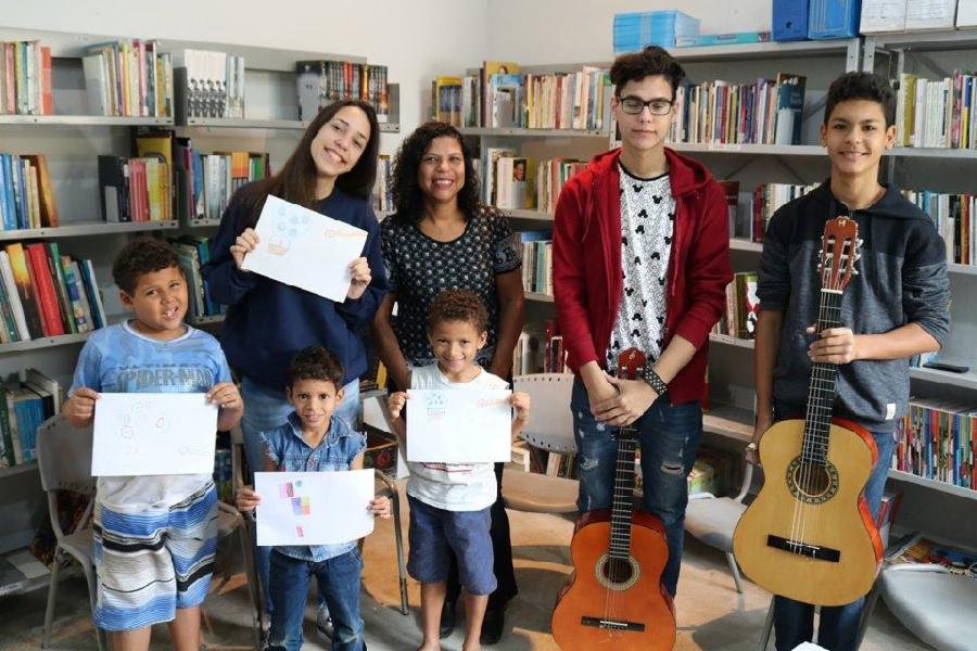 Jovens e crianças de Bom Pastor e Viana Sede promovem atividades no Projeto Biblioteca é Legal