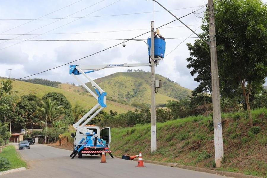 Câmeras de videomonitoramento passam por manutenção