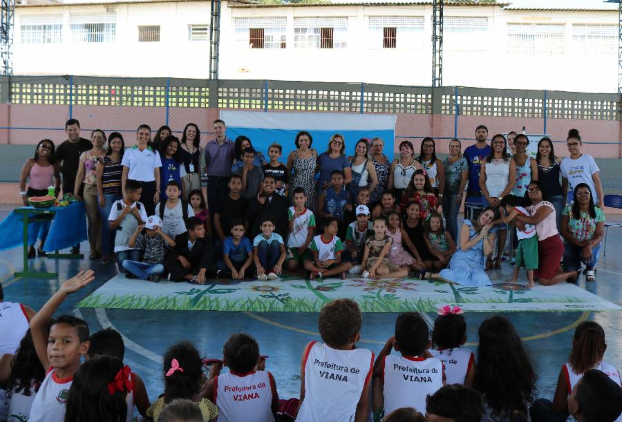 Alunos da EMEF Francisco apresentam teatro sobre alimentação saudável