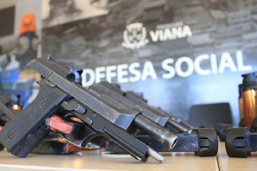 Defesa Social recebe as armas de fogo que serão utilizadas pela Guarda Municipal