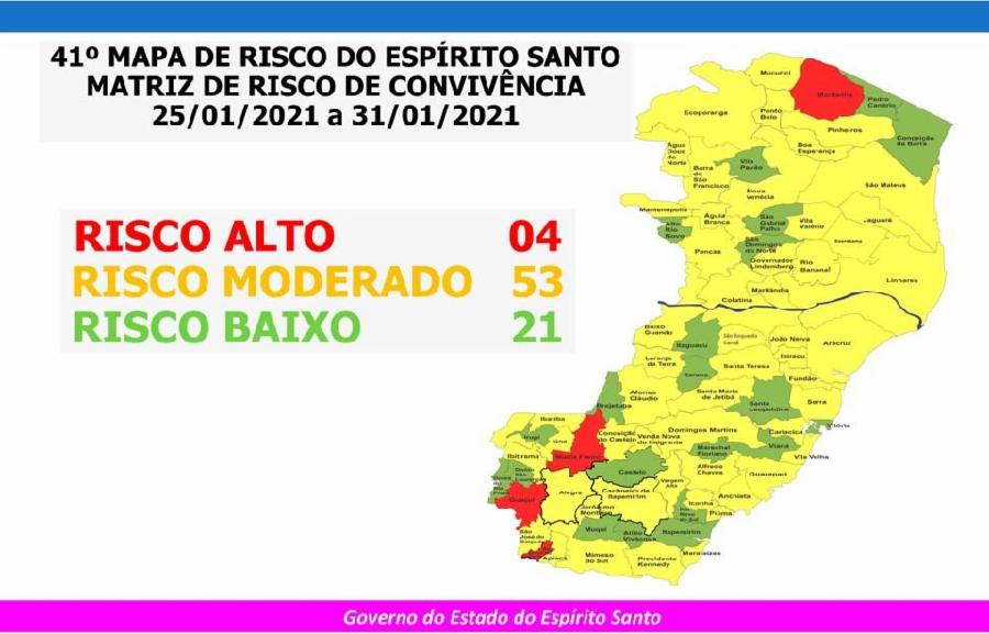 Covid-19: Viana volta para o risco baixo de contaminação