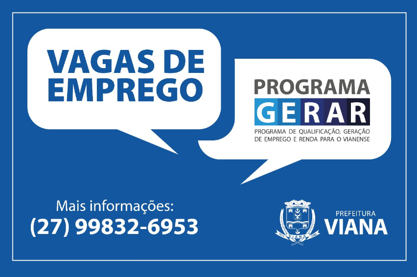 Agência do Trabalho de Viana abre novas vagas de emprego