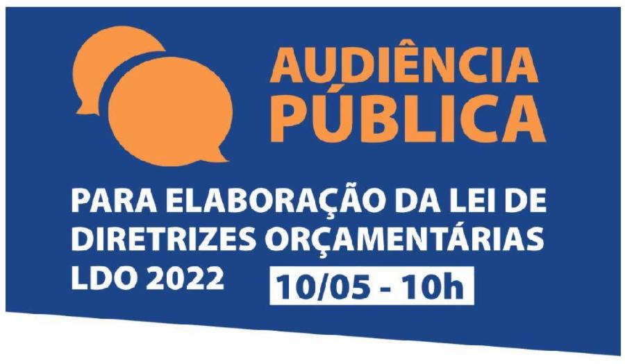 Audiência pública para elaboração da Lei de Diretrizes Orçamentárias será realizada na segunda (10)