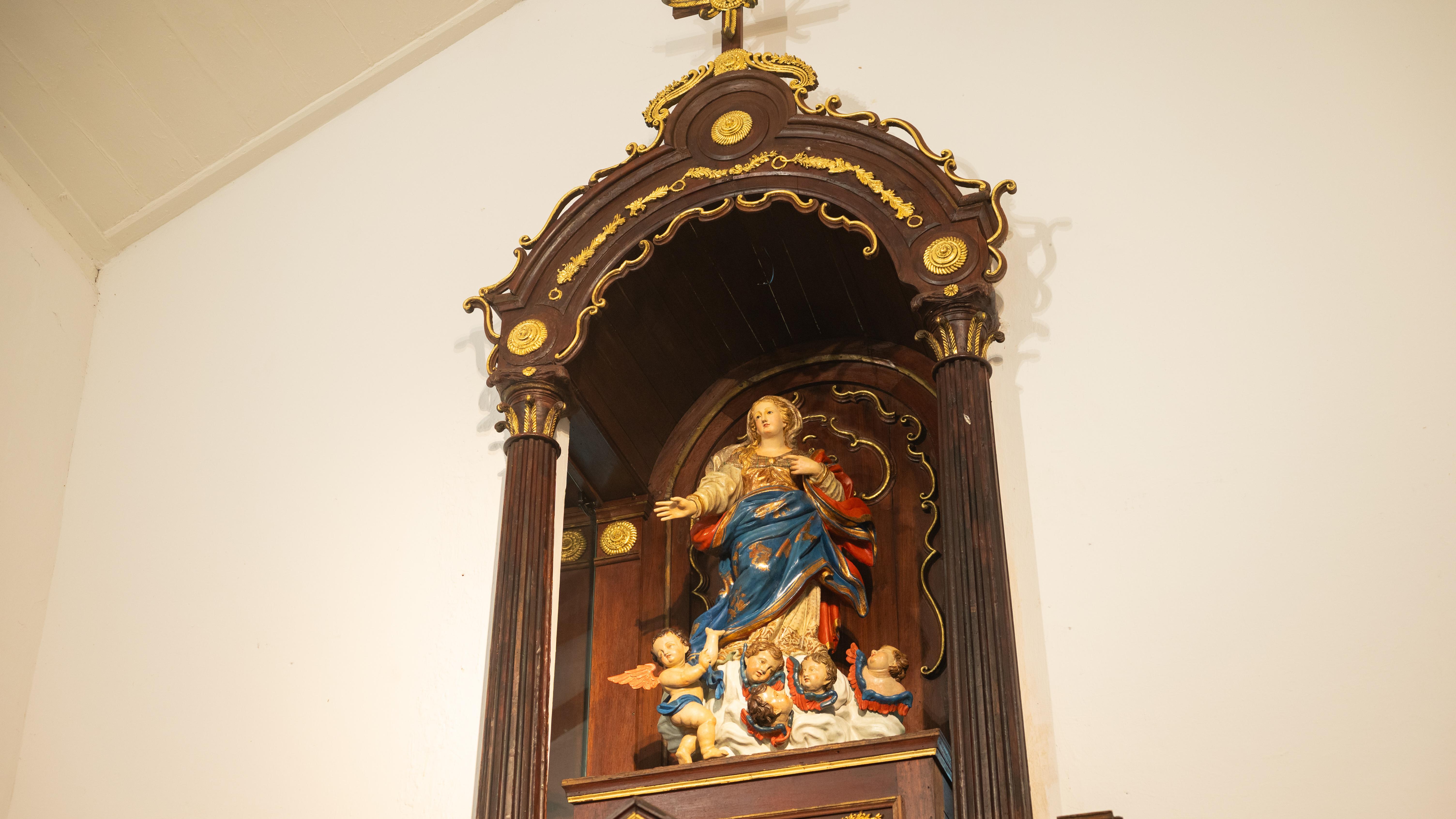 Imagem de Nossa Senhora da Ajuda retorna restaurada à Igreja de Araçatiba