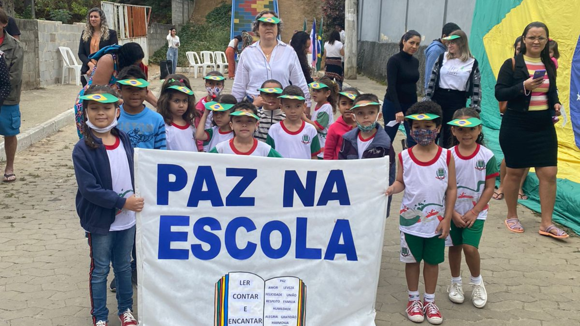 Escolas do município realizam ações de paz para comemorar o 7 de setembro