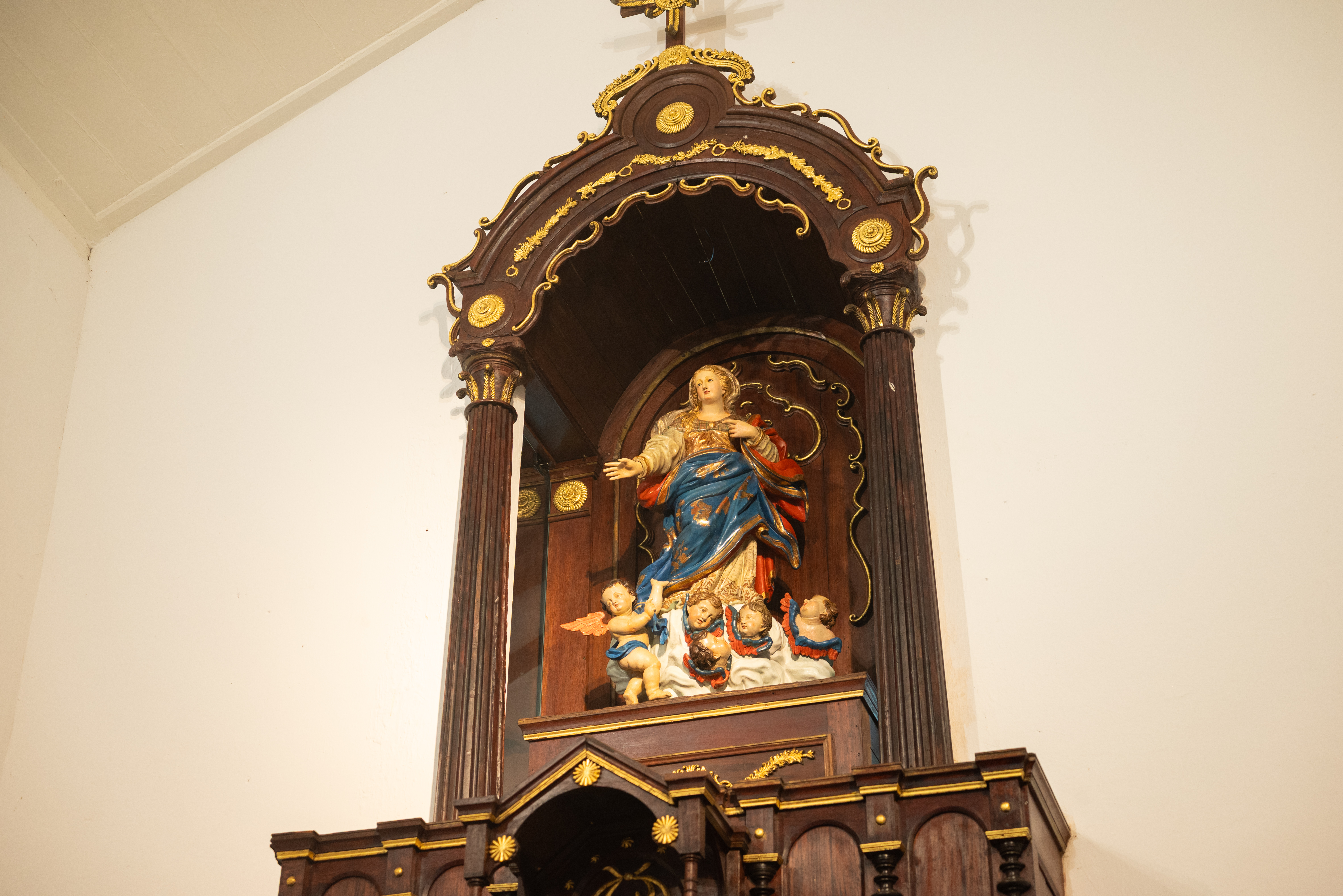 Imagem de Nossa Senhora da Ajuda retorna restaurada à Igreja de Araçatiba