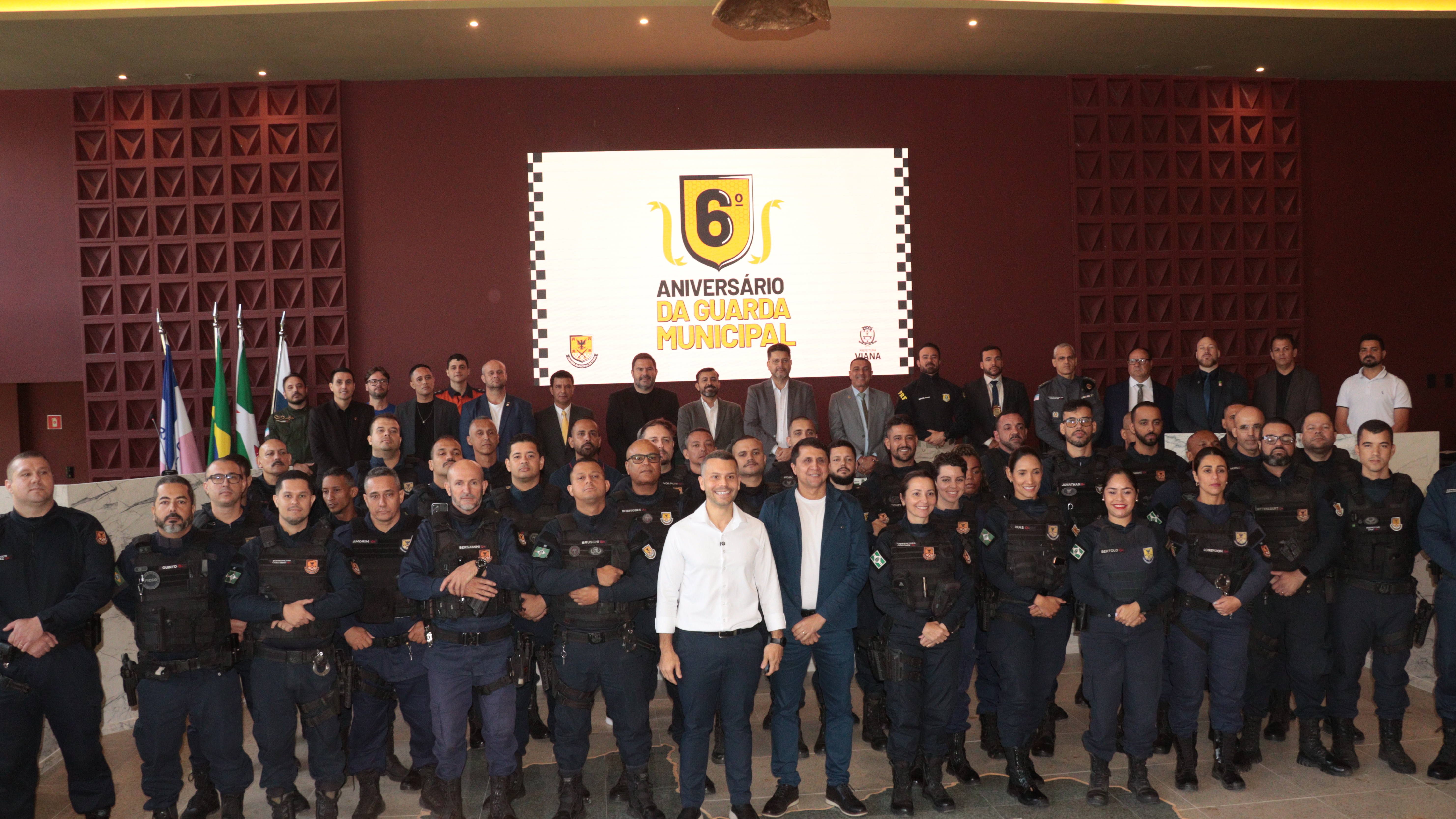 Guarda Municipal de Viana celebra seis anos com sanção de leis que elevam salário base ao maior do Espírito Santo