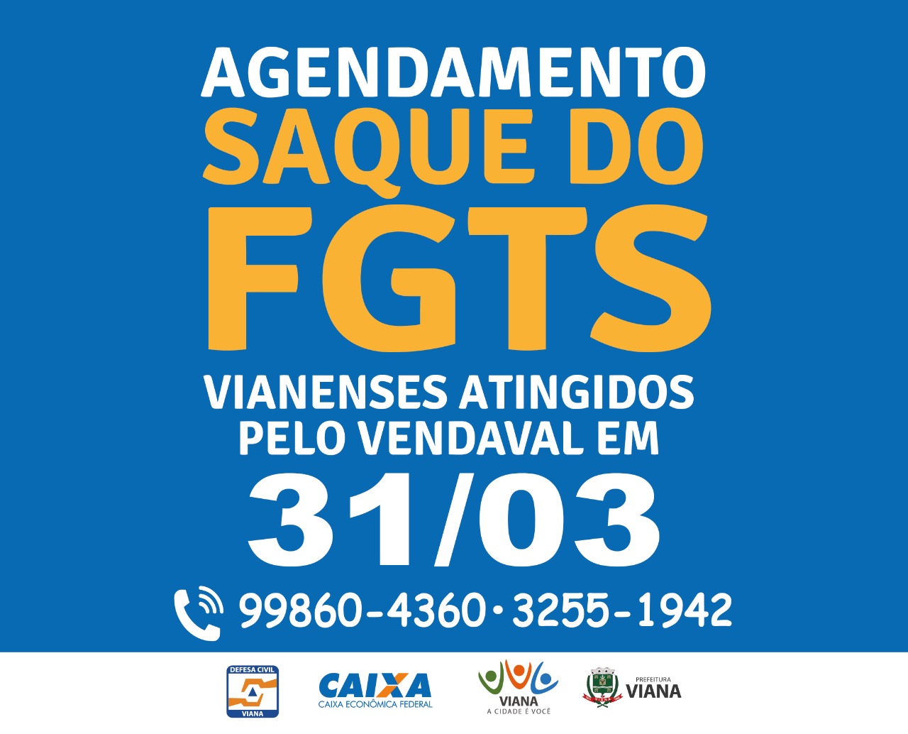 O prazo para agendar o atendimento com a equipe da Defesa Civil é até sexta (25).