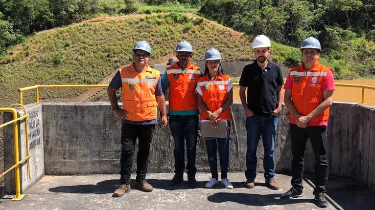 Defesa Civil de Viana realiza visita técnica à barragem de São Pedro