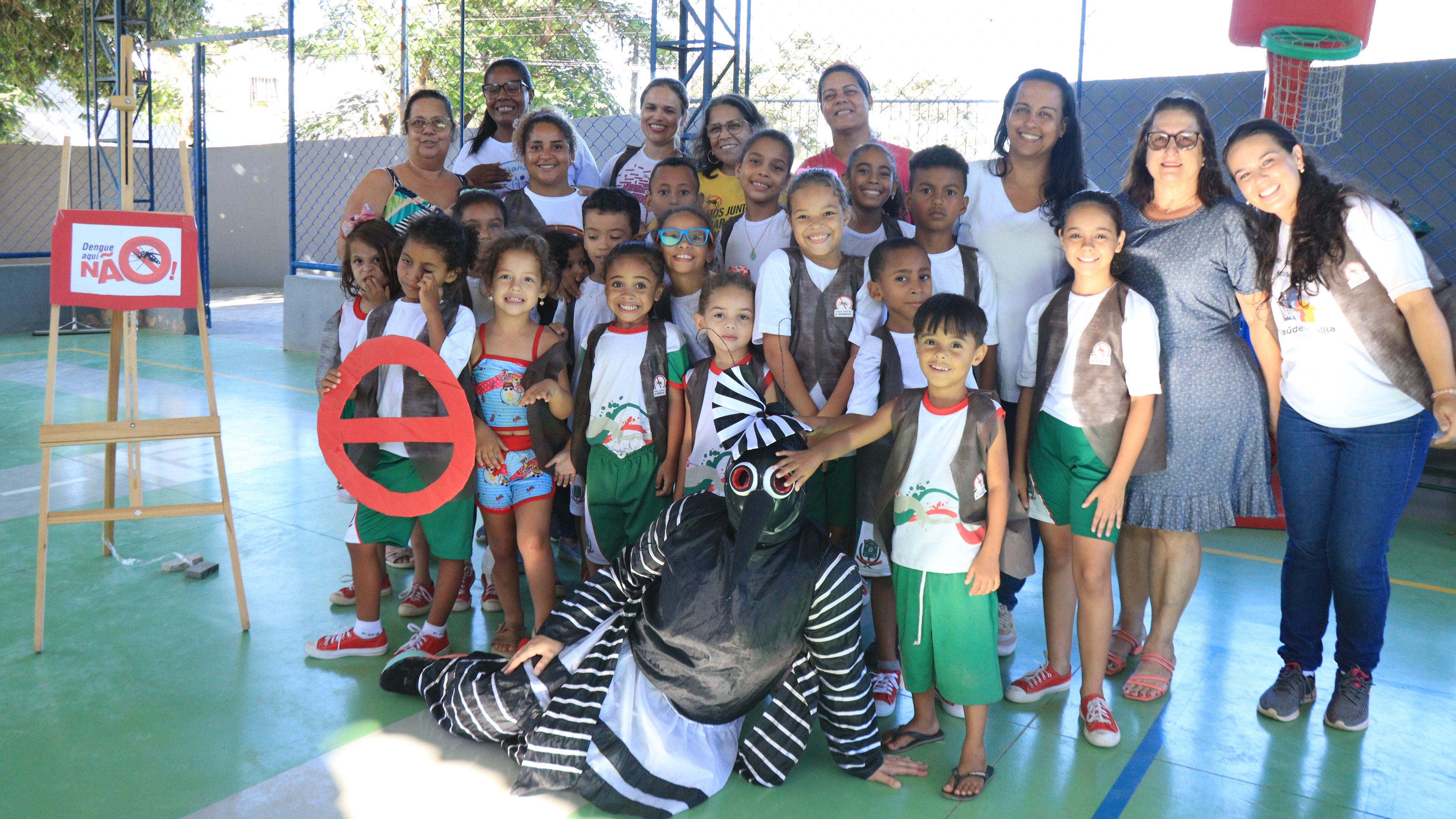 Dengue não! Crianças da escola de Morada de Bethânia aprendem a combater o Aedes Aegypti