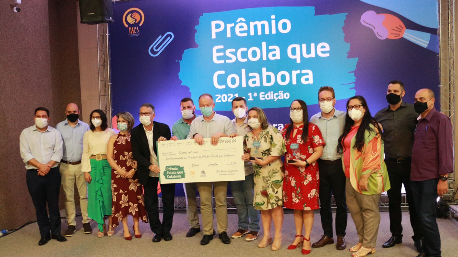 Escolas de Viana são premiadas em evento realizado pelo Governo do Estado